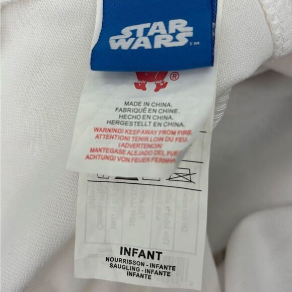 Vintage-style Star Wars Princess Leia Baby Costume — Infant Cosplay Outfit 6-12M - Picture 5 of 7